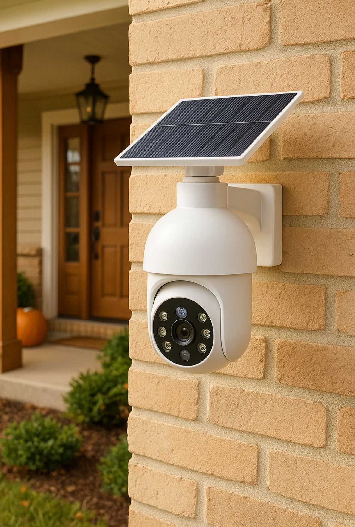 Sensitive Sensor LED Solar Street Light – Wall Mounted Anti-Theft Light with Simulated Monitoring Design