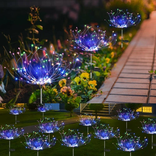 120LED Solar Firework Lights Garden Christmas Decorations