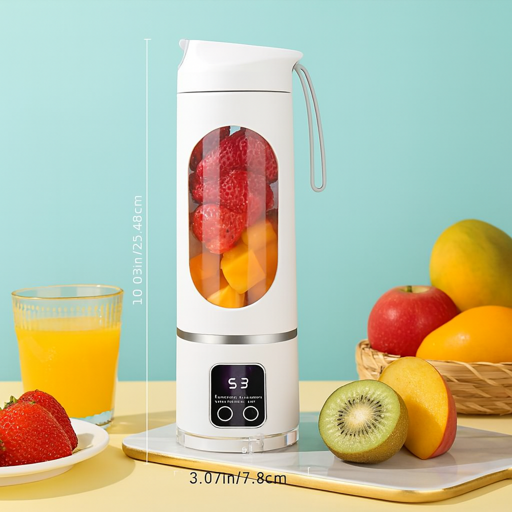 A Portable USB Rechargeable Blender And Juicer