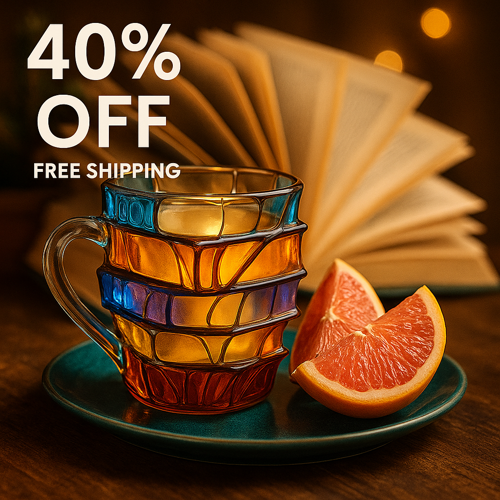Creative 3D Painted Book Mug – Large Capacity 11oz Coffee Cup for Literature Lovers