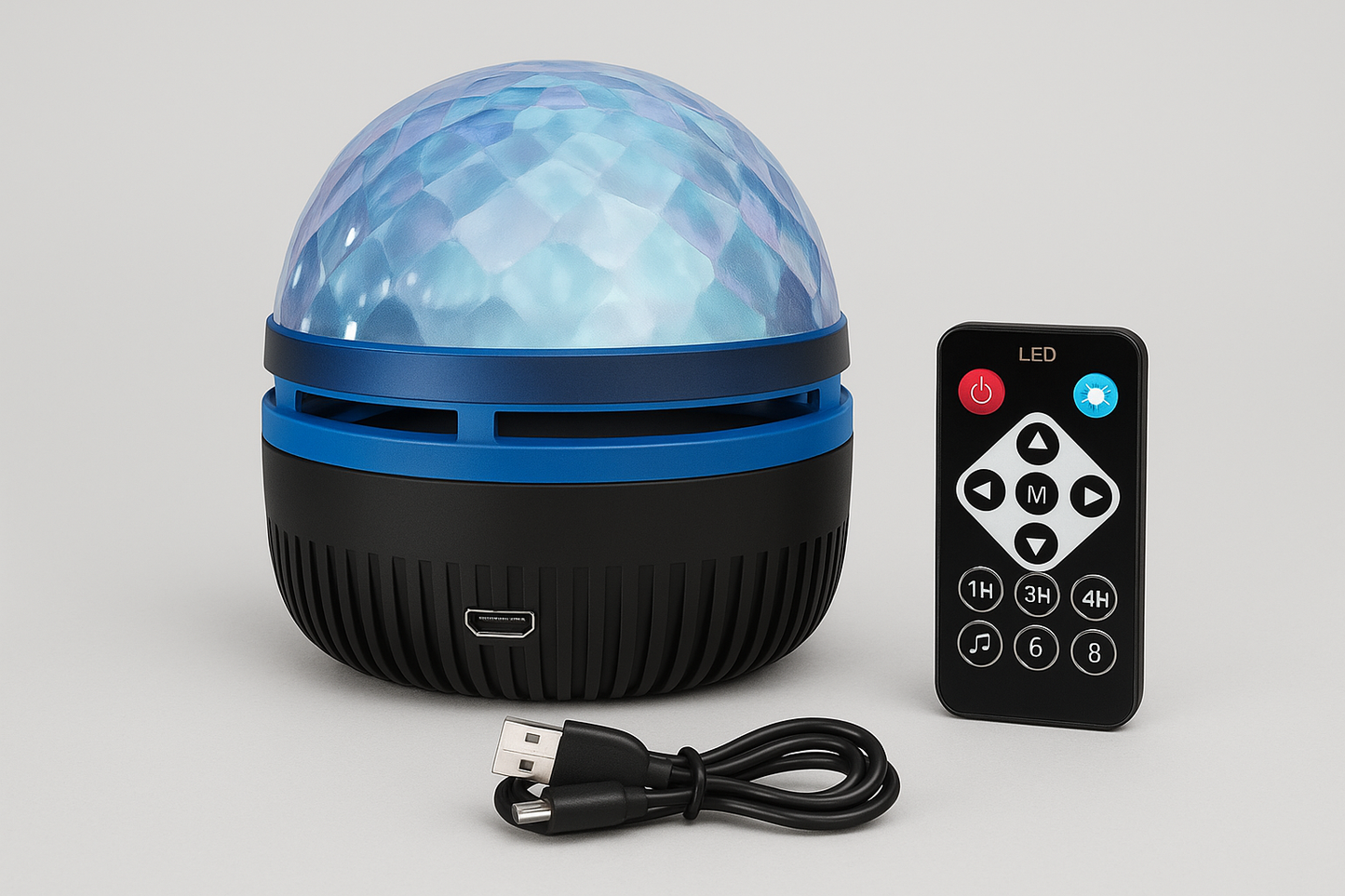 USB Galaxy Projector Aurora 5V Night Light 360°