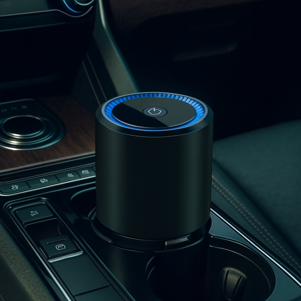 Mini-Car Air Purifier Dual USB