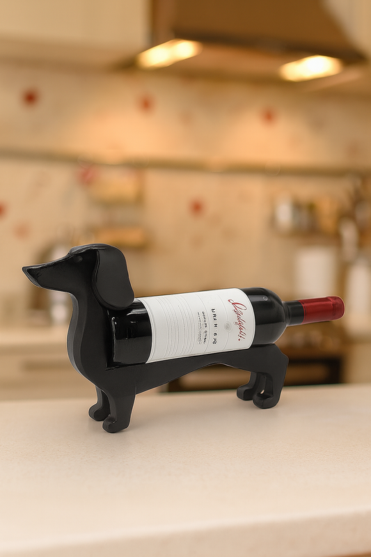 Adorable Dachshund Wine Bottle Holder