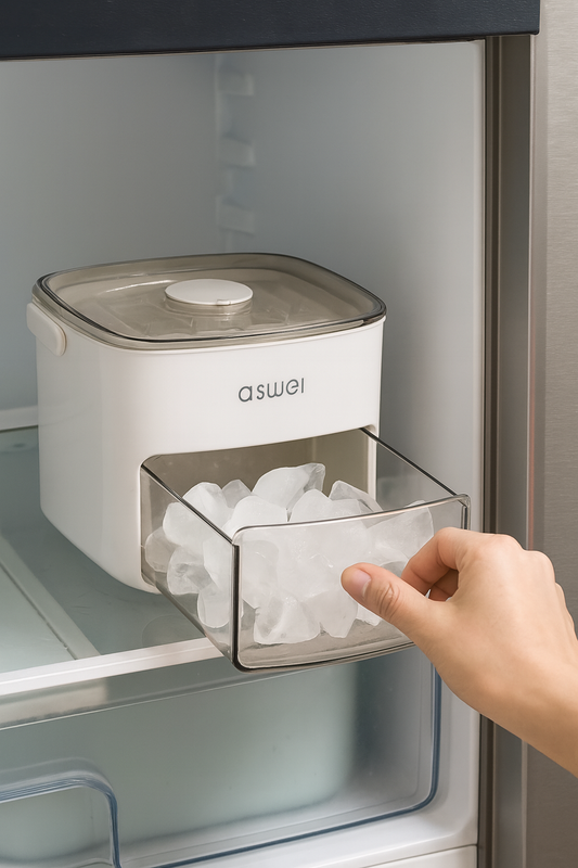 48-Cube Ice Maker with Easy-Press Lid
