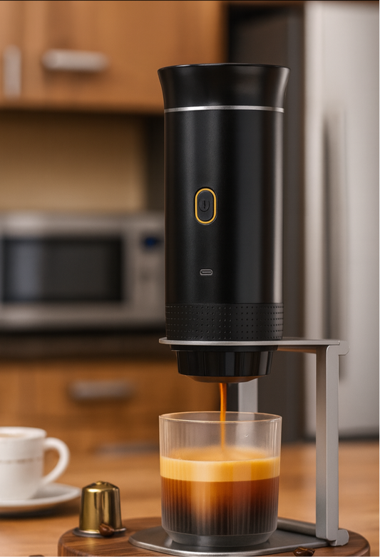 Wireless Electric Portable Espresso Coffee Machine – 3-in-1 Travel Coffee Maker